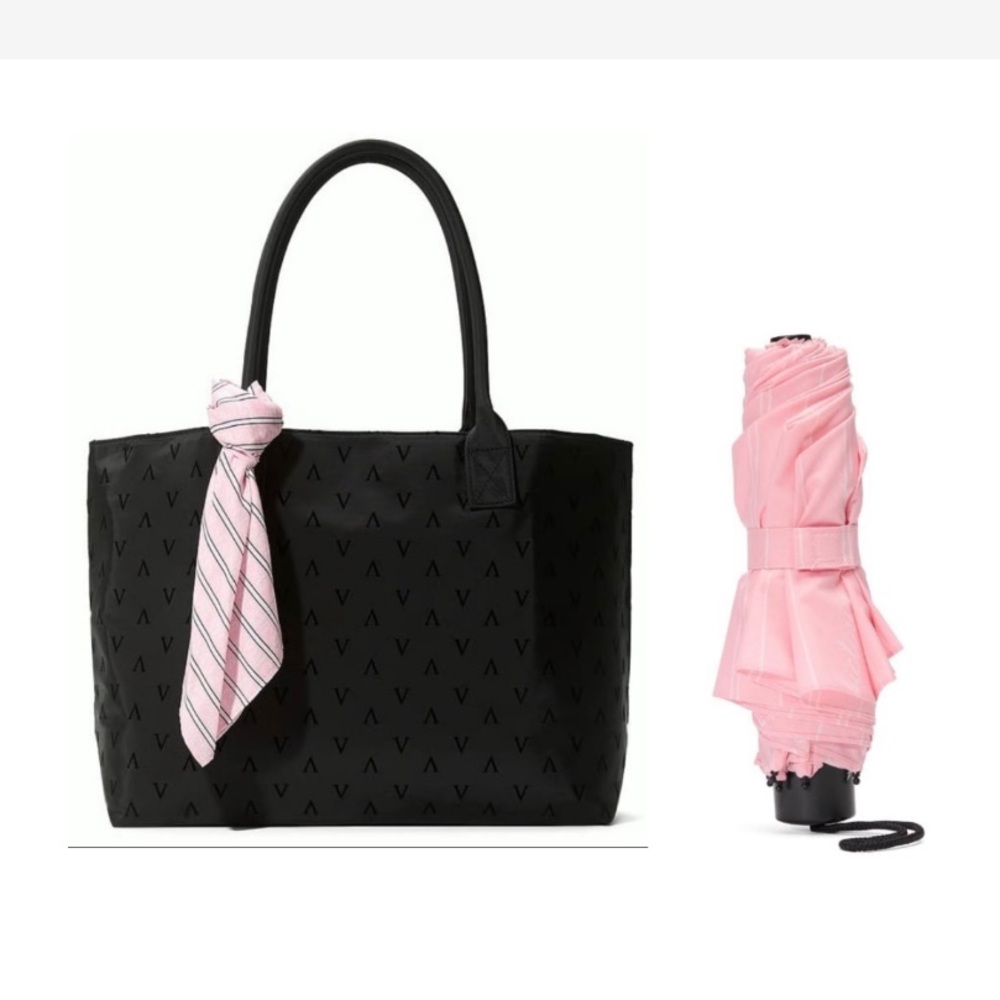 Victoria Secret Tote Bag with Pink Umbrella